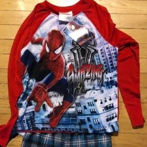 Brand New Kid’s The Amazing Spiderman 2 Pyjama Top